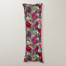 Elegant rosa grått kroppskudde