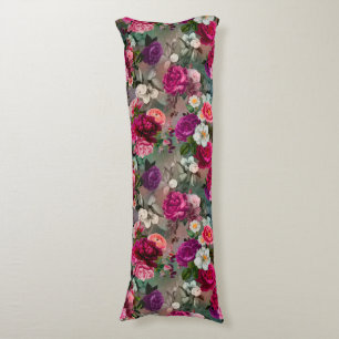 Elegant rosa grått kroppskudde