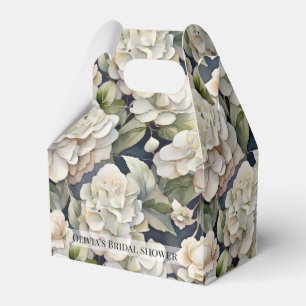 Elegant rosa  grönt Sjöfärgsfärg för marin  blommi Presentaskar