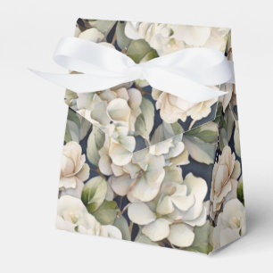 Elegant rosa  grönt Sjöfärgsfärg för marin  blommi Presentaskar