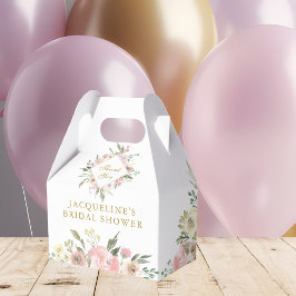 Elegant Rosa Guld Blommigt Garden Möhippa Presentaskar