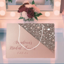 Elegant Rosa Guld Bröllopsdusch