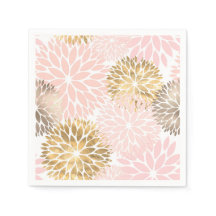 Elegant Rosa Guld Dahlia-Blommigten