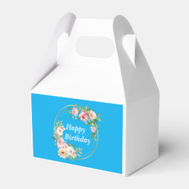 Elegant Rosa & Guld Flower WANAN- förmånslåda Presentaskar