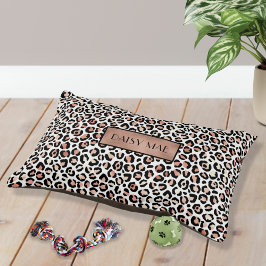 Elegant Rosa Guld Leopard Mönster Personlig