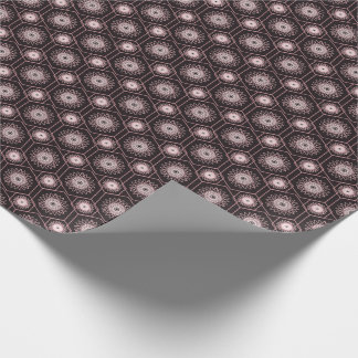 Elegant Rosa Guld Mandala Geometrisk Presentpapper