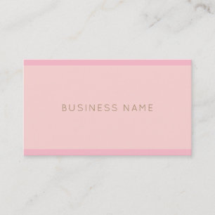 Elegant Rosa Guld Modern Hand Script Namn Plain Visitkort