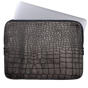 Elegant Rosa Guld & Vit Kvarts Marmor Bärbar Dator Laptop Fodral