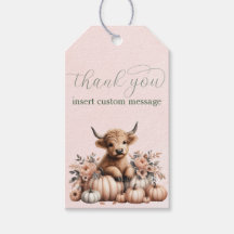 Elegant Rosa Highland-ko tack för märkrn