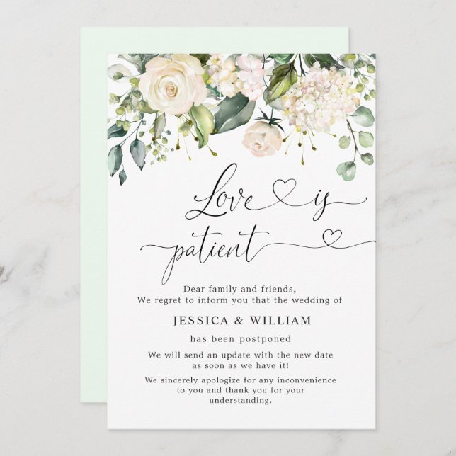 Elegant Rosa Hydrangea Ro uppskjuten Inbjudningar (Fram/baksida)