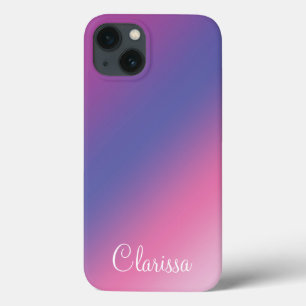 elegant rosa lila  blå, ombre övertoningsfärgad