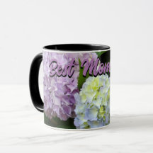 elegant rosa lila blommigt Hydrangea best mamma nå