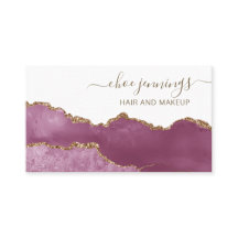 Elegant Rosa Marble Agate Loyalty Slår