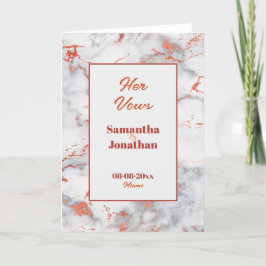 Elegant Rosa Marble Bröllop Hennes visitkort Tack Kort