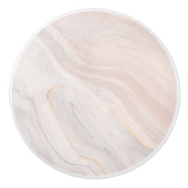 Elegant Rosa Marble Struktur Ceramic Drawer Knob Knopp
