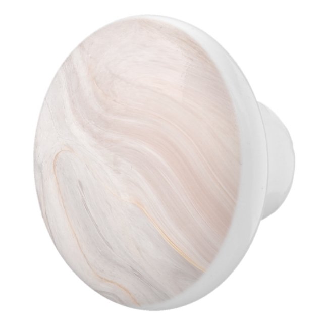 Elegant Rosa Marble Struktur Ceramic Drawer Knob Knopp (Höger)