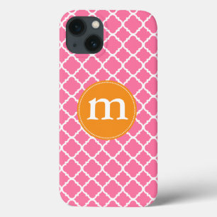 Elegant rosa marockansk Quatrefoil personlig