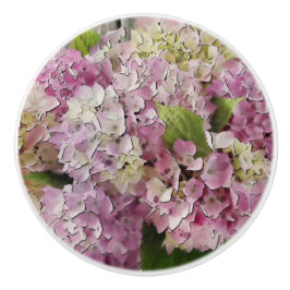 Elegant Rosa Mauve Hydrangeas in Watercolor Knopp
