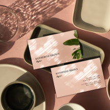 Elegant Rosa Minimalist Beauty Salon Stylist