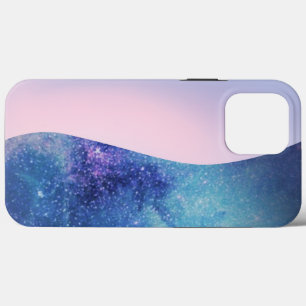 Elegant Rosa Modern gradient galaxy glitter star