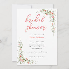 Elegant Rosa möhippa för botaniskt Ro Inbjudningar