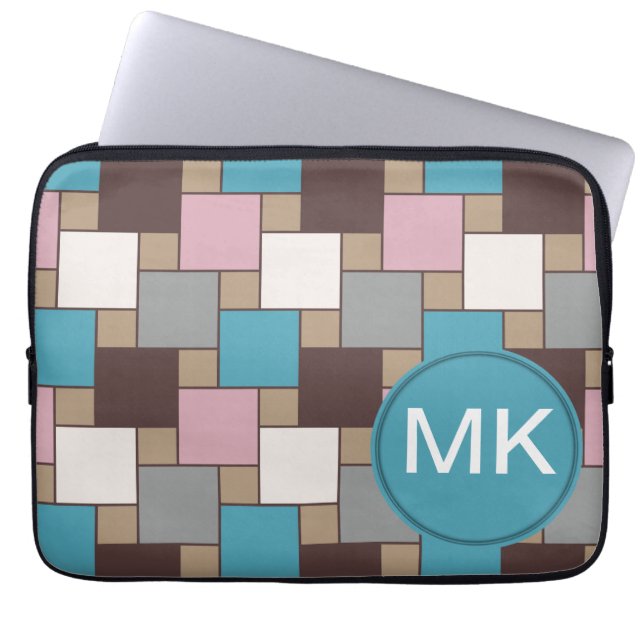Elegant Rosa Nectar Laptop Sleeve (Framsidan)