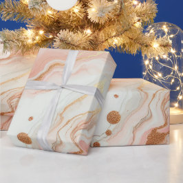 Elegant Rosa och guldmarmor från Ro Presentpapper