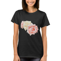 Elegant rosa och krämfärgad rosbukett Kvinnors bas