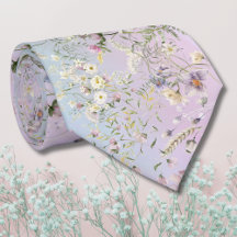 Elegant Rosa och Periwinkle Blommigt Bröllop Neckt