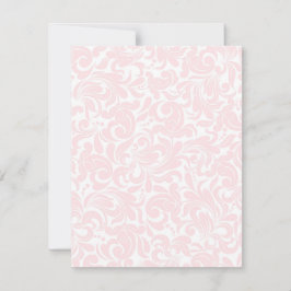 Elegant Rosa Paisley Anpassad Mors Dag Tack Kort