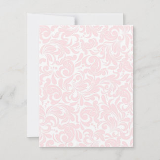 Elegant Rosa Paisley Anpassad Mors Dag Tack Kort