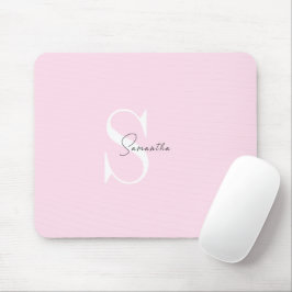 Elegant Rosa Pastel Personlig Mousepad Musmatta