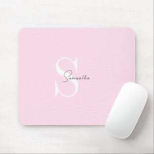 Elegant Rosa Pastel Personlig Mousepad Musmatta