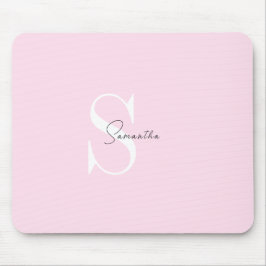 Elegant Rosa Pastel Personlig Mousepad Musmatta
