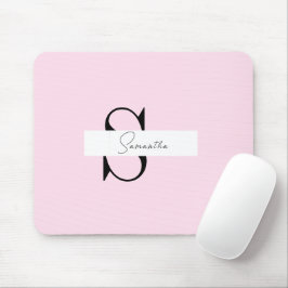 Elegant Rosa Pastel Personlig Mousepad Musmatta