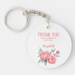 Elegant Rosa Peony Botanical Brunch Birthday