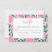 Elegant Rosa Peony Flowers Bröllop