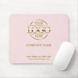 Elegant Rosa Promotional Company Business Logotyp Musmatta