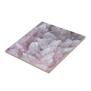 Elegant Rosa Quartz Gem Mind Body Spirit Energy Kakelplatta