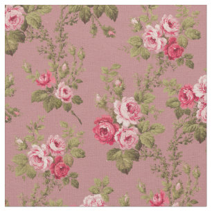 Elegant-Rosa ros-gammal Ro-bakgrund Tyg