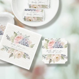 Elegant Rosa ros Garden Sweet Flicka Shower Underlägg Papper