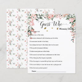 Elegant Rosa ros med Butterflies Gissa vem som spe