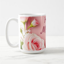 Elegant Rosa Ros Mor Mors Dags Hälsning