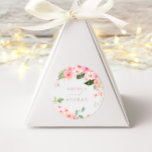 Elegant Rosa Sakura Flowers Bröllop Runt Klistermärke<br><div class="desc">*** Ange H105 i butikssökningen för att hitta alla matchande objekt *** Eller besök vår Elegant Rosa Sakura Flowers Collection. *** Den här högkvalitativa designen är enkel att anpassa för att matcha bröllop färg, stilar och tema. Om du vill göra ytterligare anpassningar klickar du på länken "Redigera med Design Verktyg"...</div>