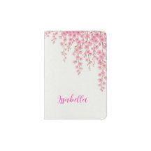 Elegant Rosa Sakura Personlig Körsbärsblomspass