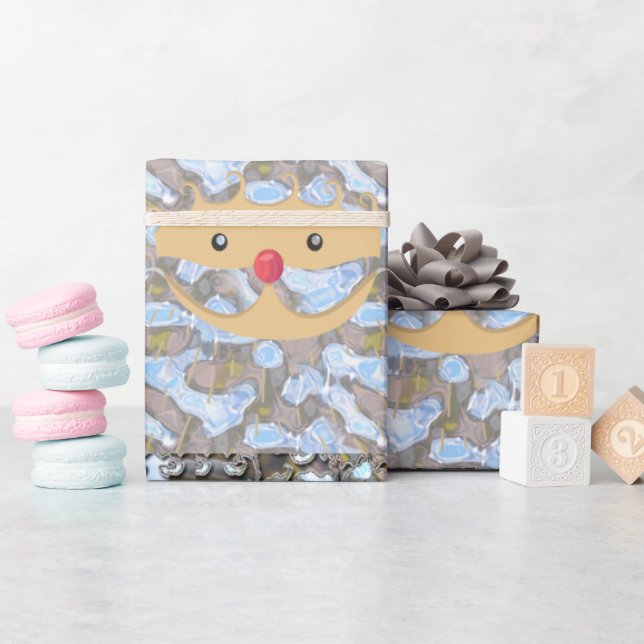 Elegant Rosa Santa Chic jul Presentpapper (Baby Shower)