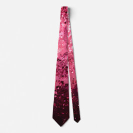 Elegant Rosa Sparkly Sequin Neck Tie Slips
