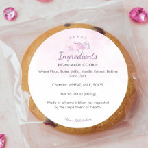 Elegant rosa spritspåse ingrediens produkt