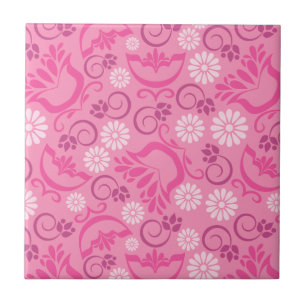 Elegant Rosa Tile Kakelplatta