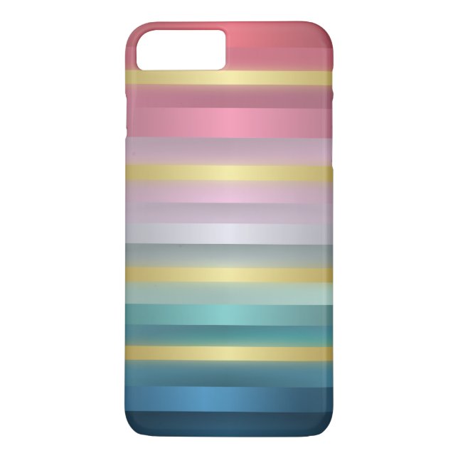Elegant Rosa Turcos Guld Rand Case-Mate iPhone Skal (Baksida)